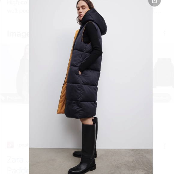 Zara reversible padded vest - Picture 4 of 7
